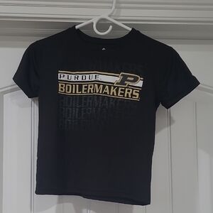 Purdue Boilermakers Kids Black T-Shirt